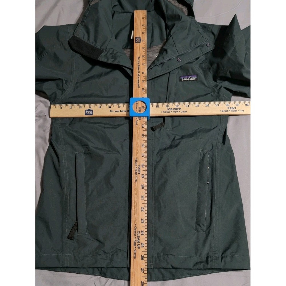 Patagonia Eco Rain Shell Jacket Mens XS Gray H2No Waterproof Hooded Raincoat - Picture 6 of 8